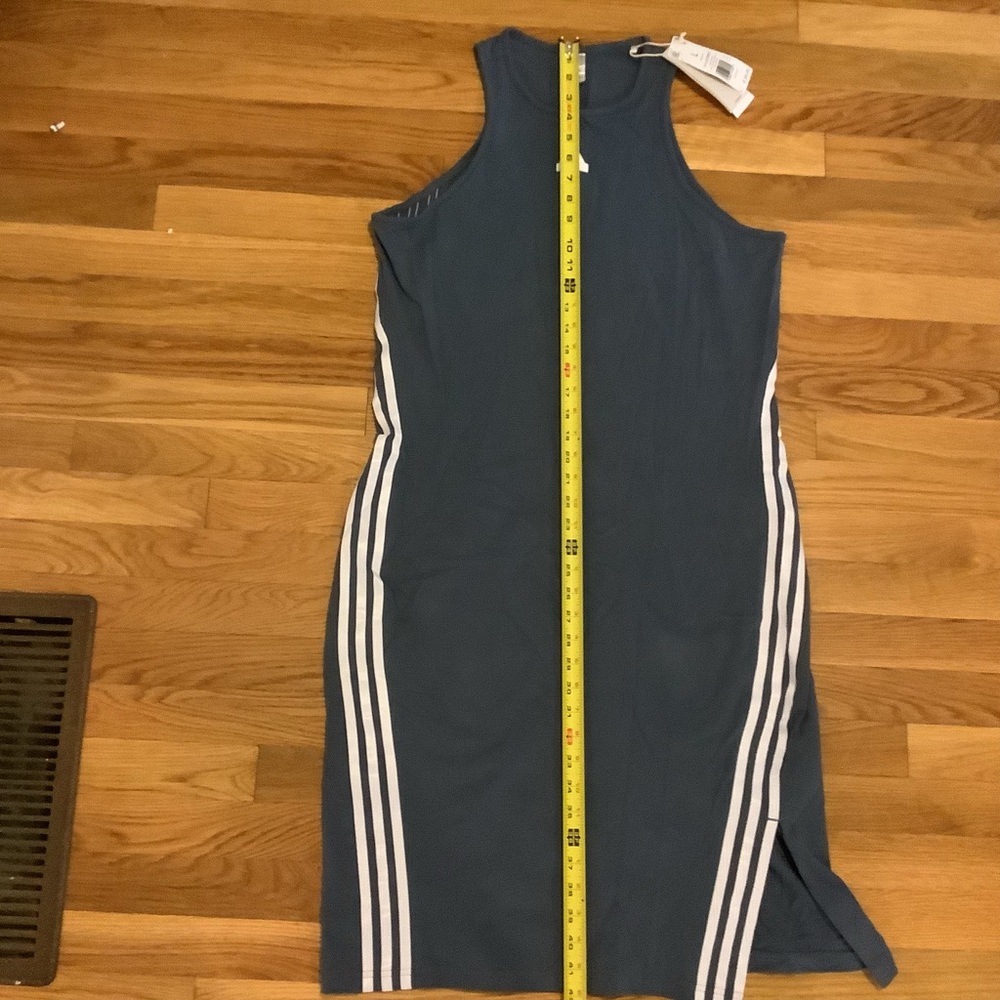 Adidas Blue Future Icon 3-Stripes Dress - Picture 8 of 9